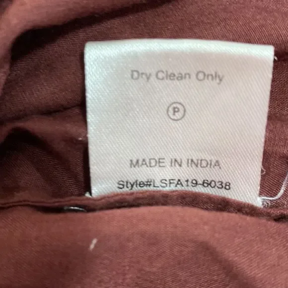 Anthropologie Love Sam Moroccan Paisley Wrap Dress V Neck Long Sleeve Size Small - Picture 14 of 15